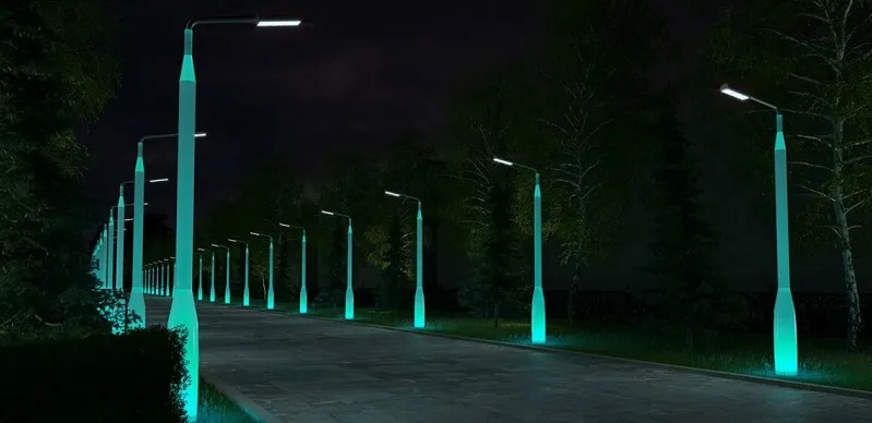 Оптимальное расстояние между уличными столбами освещения: полное руководство