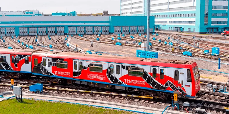 Поезд к 111-летию Киностудии Горького запустили на Калужско-Рижской линии метро