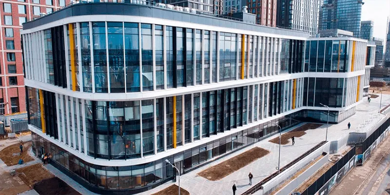 Новый корпус Курчатовской школы на Волоколамском шоссе примет учеников 1 сентября