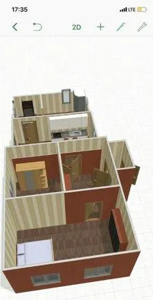 Дом, 75 кв.м на участке 6 сот