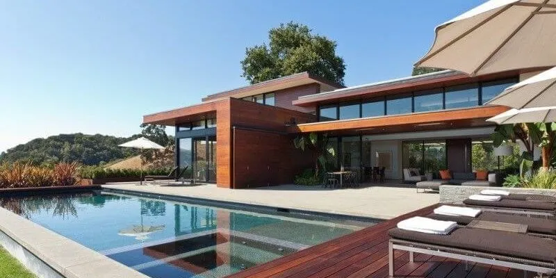 Выбор бассейна для участка загородного дома