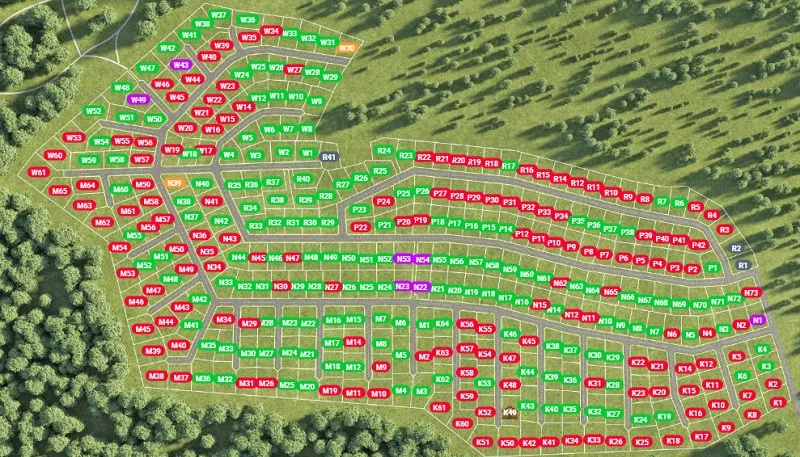 Green Forest Премиум схема участков