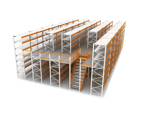 Мезонинные конструкции на базе паллетных стеллажей