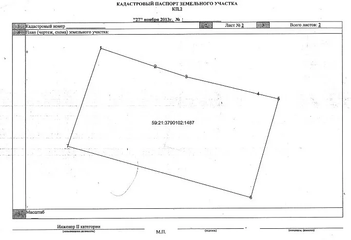 Кадастровый план земельного участка Кадастровый план земельного участка