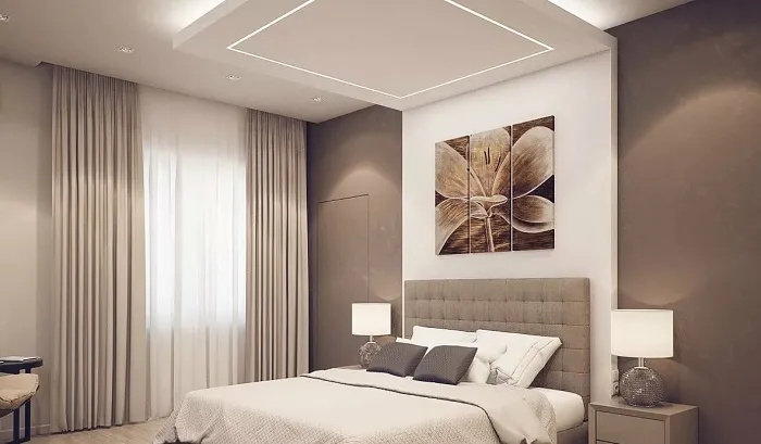 Потолок в спальне Потолок в спальне