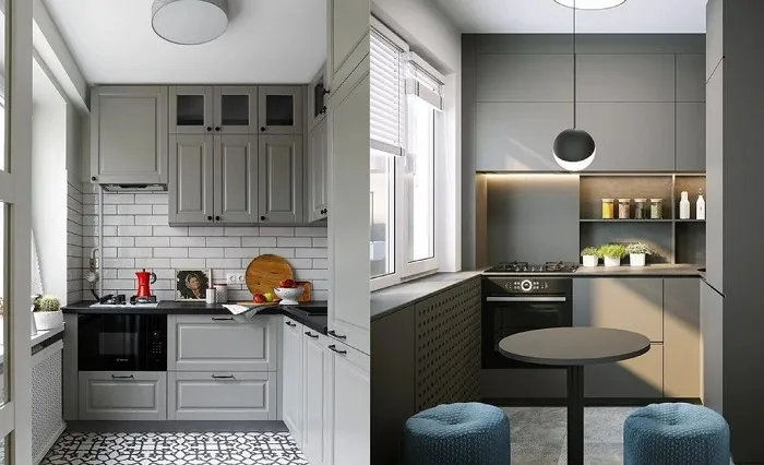 Современные тренды в дизайне маленькой кухни