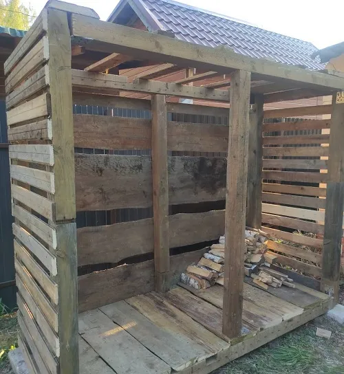 Дровник своими руками