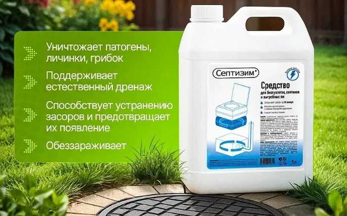 Средство для септиков Септизим Blue