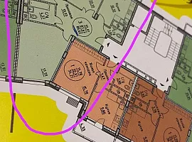 3-комн. квартира, 89/55/13