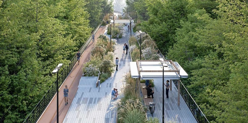 Уникальный парк на высоте: на месте монорельса в Москве создадут круглогодичную зону отдыха