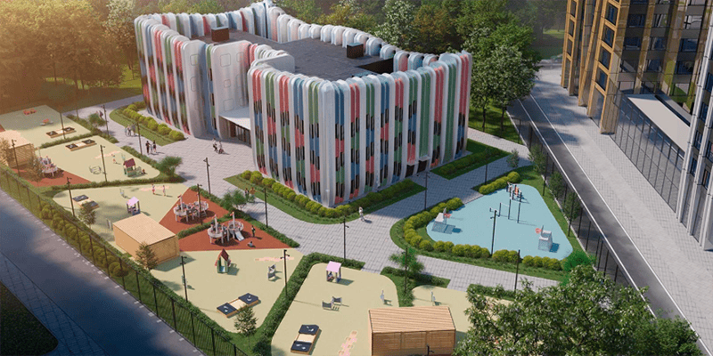 Детский сад в форме стопки тетрадей построят в Нижегородском районе — Собянин