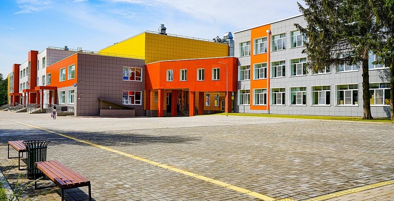 Реконструкция школы № 2075 в Красной Пахре: открыт новый корпус, увеличена вместимость | Новости Москвы + novostroyrf.ru Реконструкция школы № 2075 в Красной Пахре: открыт новый корпус, увеличена вместимость | Новости Москвы