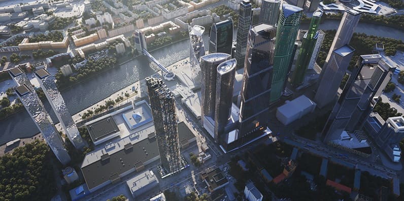 Москва догнала Дубай по объему строительства небоскребов