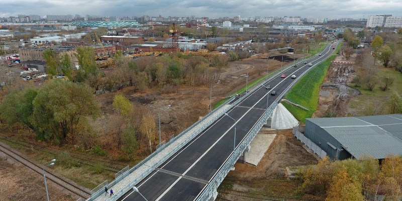 В 2018 году на севере столицы начнется строительство двух путепроводов