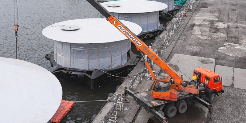 Пять инновационных причалов для речных трамваев прибыли в Москву