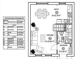 Дом, 78 кв.м на участке 2 сот