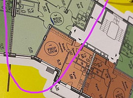 3-комн. квартира, 89/55/13