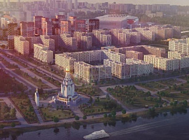 ЖК «Город на Реке Тушино-2018» + Стадион Спартак + novostroyrf.ru ЖК «Город на Реке Тушино-2018»