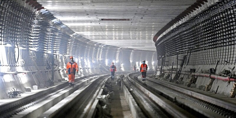 Большая кольцевая линия метро - новые станции, схема